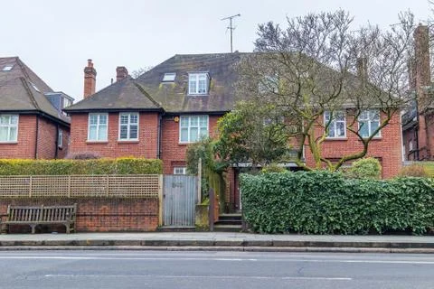 Typical british house Stock Photos