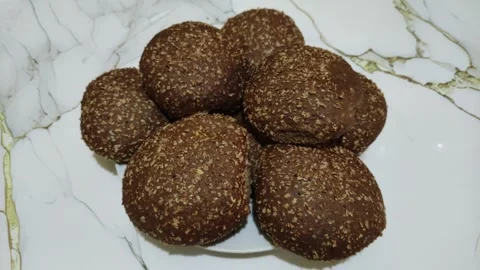 Typical brown bread from Peru. 스톡 동영상 284643744