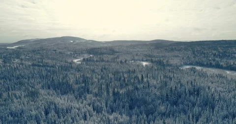 Typical Canadian Winter 8 Stock Footage 258690596