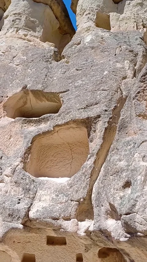 Typical Cappadocia landscape seen during day time. Video stock 246878415