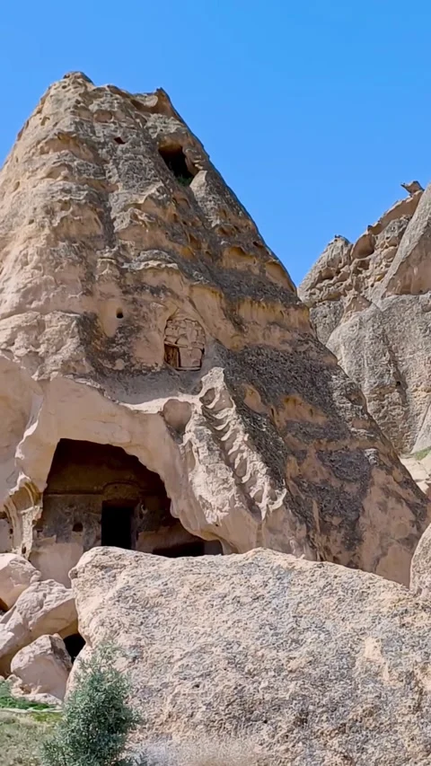 Typical Cappadocia landscape seen during day. Video stock 246983779