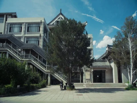 Typical Chinese architecture time-lapse Stock Footage 81531064