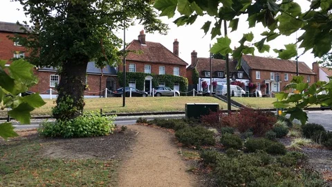 Typical Cottages in England Stock Footage 115878702