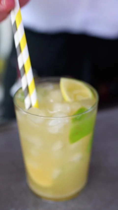 Typical Cuban mojito Stock Footage 285567511