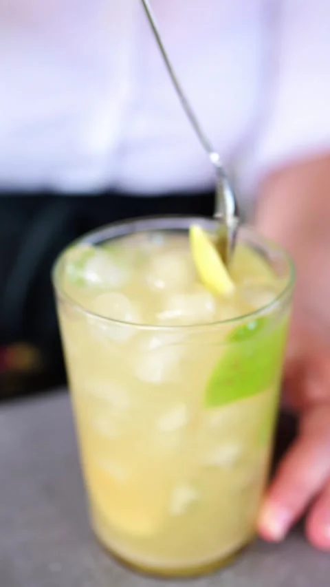 Typical Cuban mojito Stock Footage 285567513