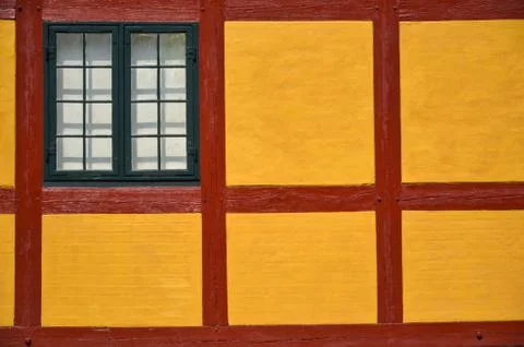 Typical danish facade Stock Photos