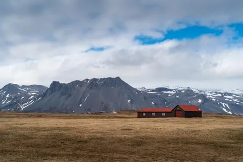 A typical dramatic landscape of Iceland. Landscape stock photo of Scandinavia Stock Photos