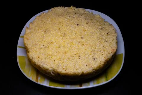 Typical Easter sweets in Campania: rustic rice pastiera without shortcrust .. Stockfoto's