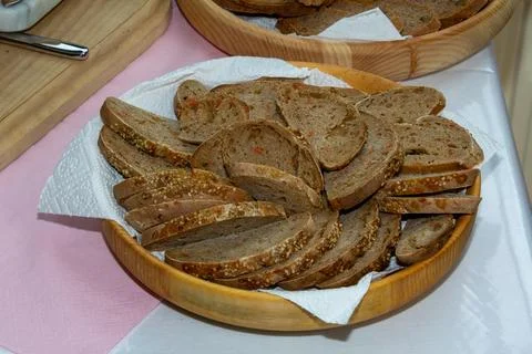 Typical Eastern meal in Carintha, Austria: eggs, cold cuts and horseradish Stock Photos