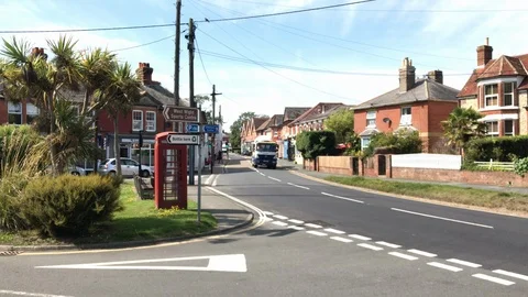 Typical english town Stock Footage 114829695