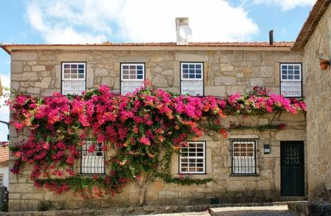 Typical house in vila nova de cerveira Stock Photos