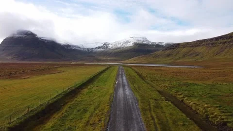 Typical icelandic landscape in Snæfellsness Stock Footage 168257689