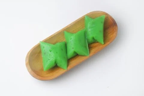 A typical Indonesian snack often called Kue Jentik Manis is a market snack Stock Photos