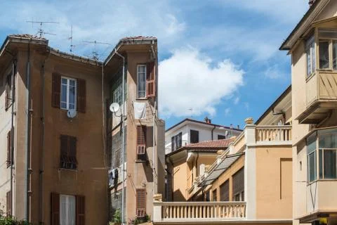 Typical Italian Facades Stock Photos