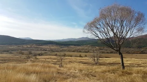 Typical landscape in Bulgaria Vídeos de archivo 97848512