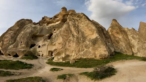 Typical landscape in Cappadocia. Video stock 242115054