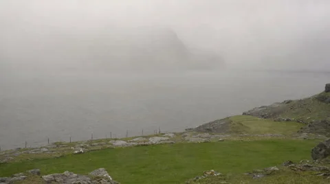 Typical landscape on the Faroe Islands Stock Footage 56081768