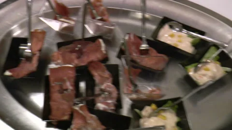 Typical Ligurian appetizers Stock Footage 60858458