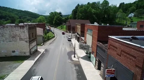 Typical Main Street Small Town America  Stock Footage 50668923