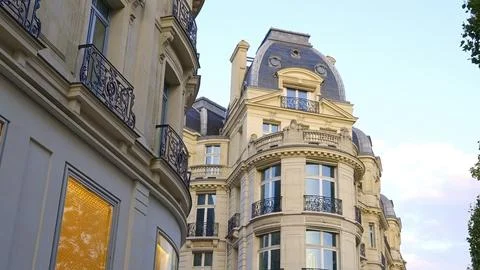Typical mansion in Paris Foto stock
