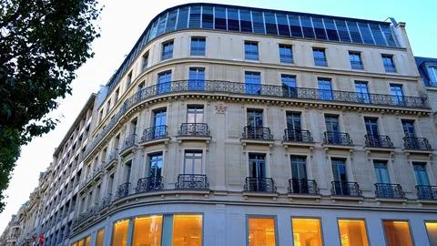 Typical mansion in Paris Foto stock