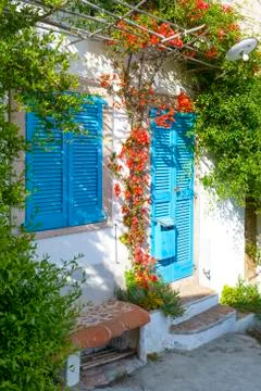A typical Mediterranean house Stock Photos
