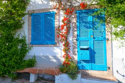 A typical Mediterranean house Stock Photos