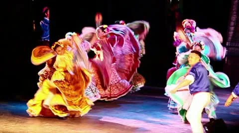 Typical Mexican Dance Stock Footage