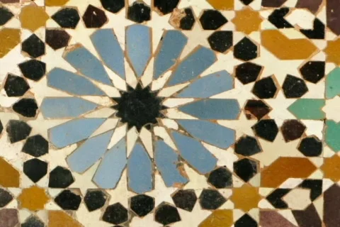 Typical moroccan pattern Stock Footage 233541