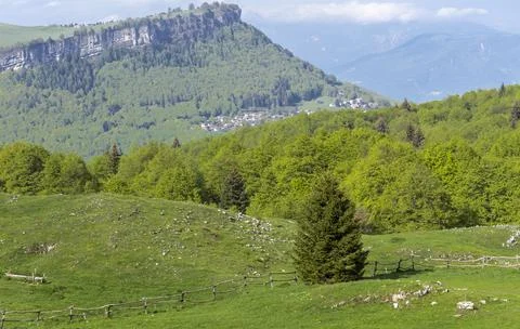 A typical mountain landscape 库存照片