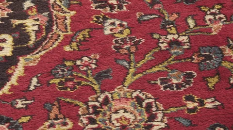 Typical Muslim carpet for praying in mosque. Stock-Footage 27878899