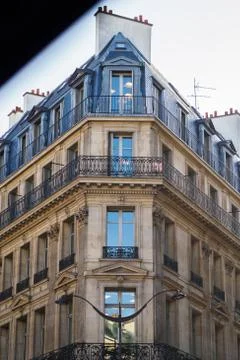 Typical parisian architecture Stock Photos