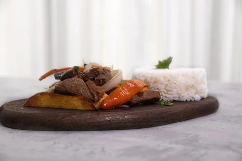 Typical peruvian food Stock Photos