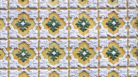 Typical portuguese tile. 스톡 동영상 72567032