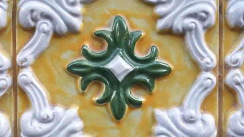 Typical portuguese tile. Stock-Footage 72568069