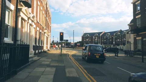 Typical residential development in Liverpool Stock Footage 119474645