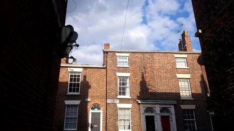 Typical residential development in Liverpool Video stock 119479753
