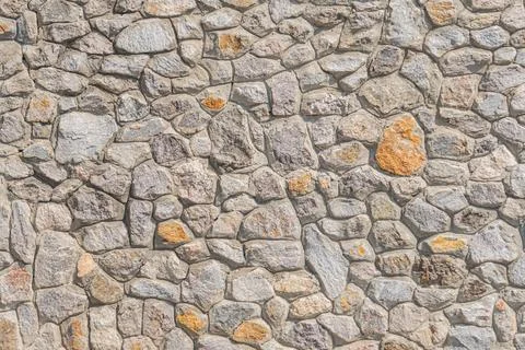 Typical rough natural stone wall in Tuscany. Can be seamlessly combined wit.. Foto stock