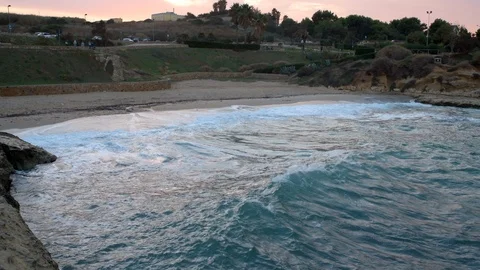 Typical Sardinian beach Stock Footage 97090581
