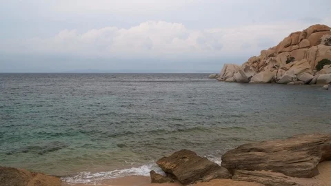 Typical Sardinian beach Stock Footage 97090657