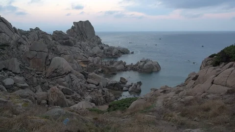 Typical Sardinian beach Stock Footage 97107968