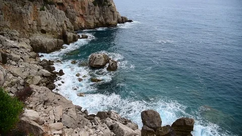 Typical Sardinian beach Stock Footage 97985380