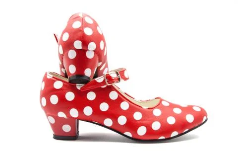 Typical shoes dance Stock Photos