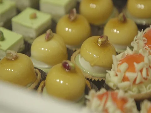 Typical Sicilian pastries 2 Video stock 80757297