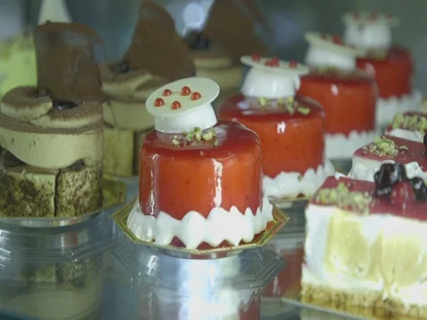 Typical Sicilian pastries 5 Stock Footage 80757350