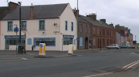 Typical small town in Scotland Video stock 9867921