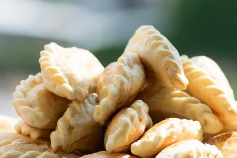 Typical Spanish empanadas Foto stock