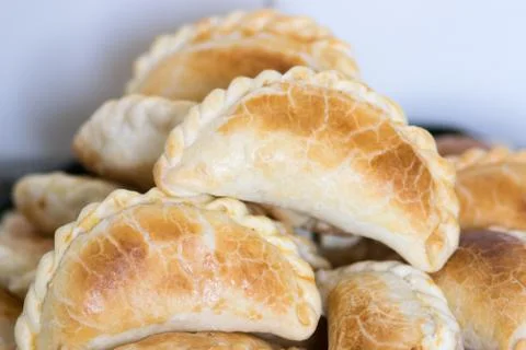 Typical Spanish empanadas Stock Photos