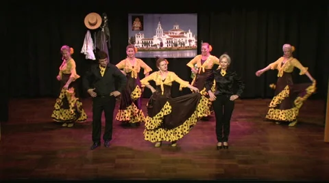 Typical Spanish Folklore Video stock 42001731