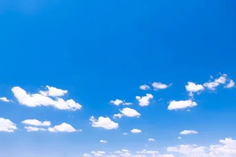 Typical summer clouds Stock Photos